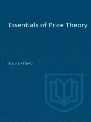 cover image of Essentials of Price Theory